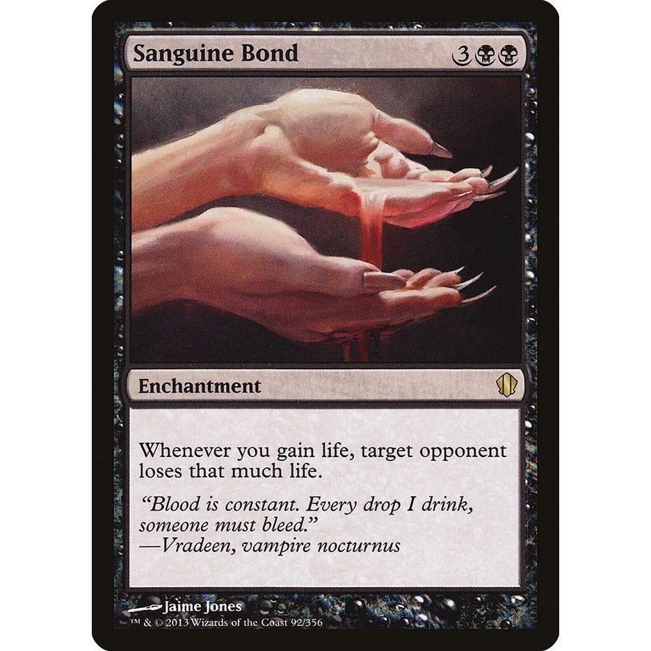 Image for Sanguine Bond (92) (C13) - Magic: The Gathering