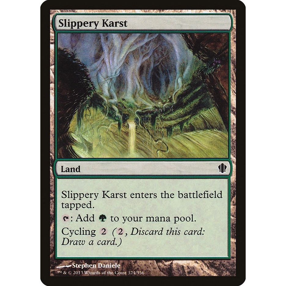 Image for Slippery Karst (324) (C13) - Magic: The Gathering