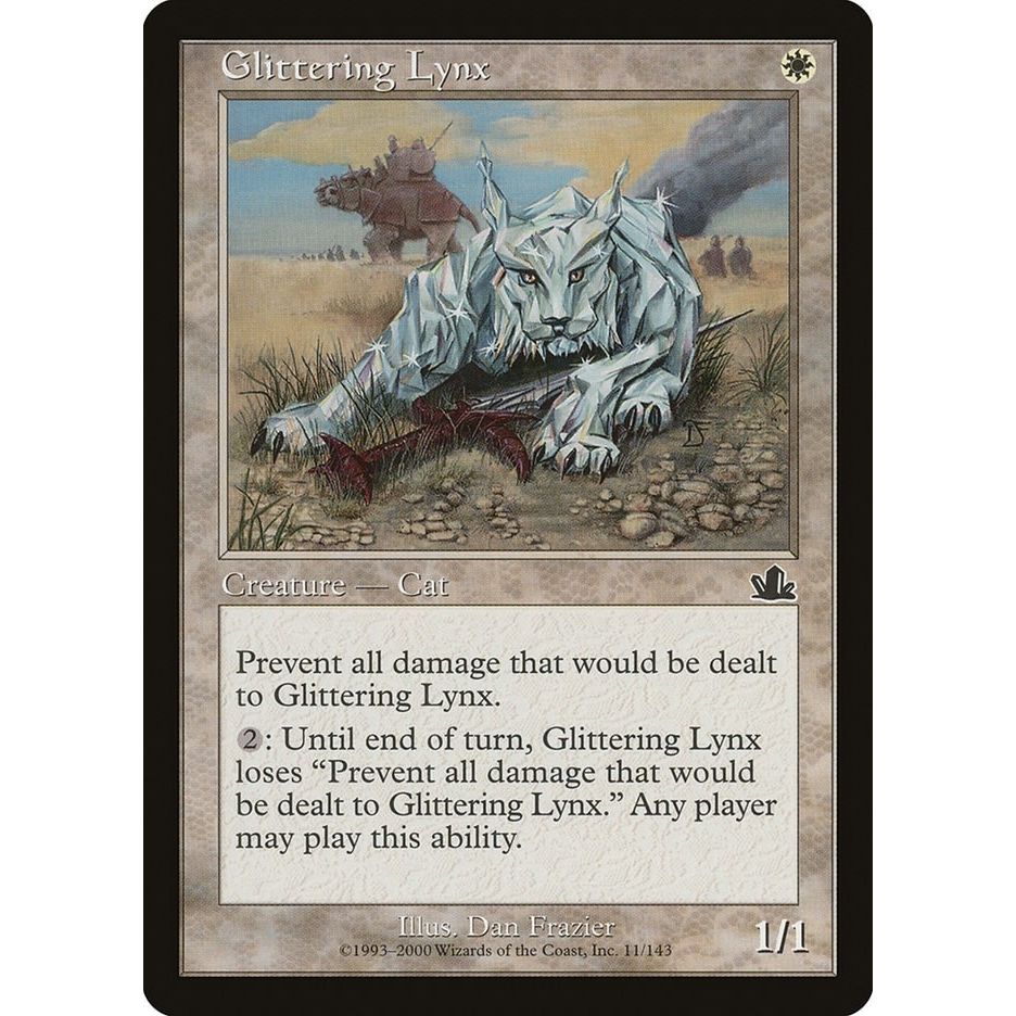 Image for Glittering Lynx (11) (PCY) - Magic: The Gathering