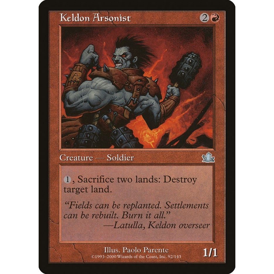 Image for Keldon Arsonist (92) (PCY) - Magic: The Gathering