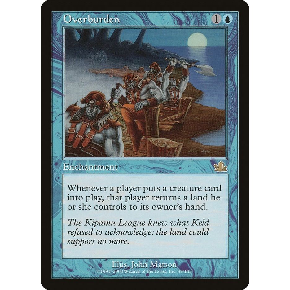 Image for Overburden (39) (PCY) - Magic: The Gathering