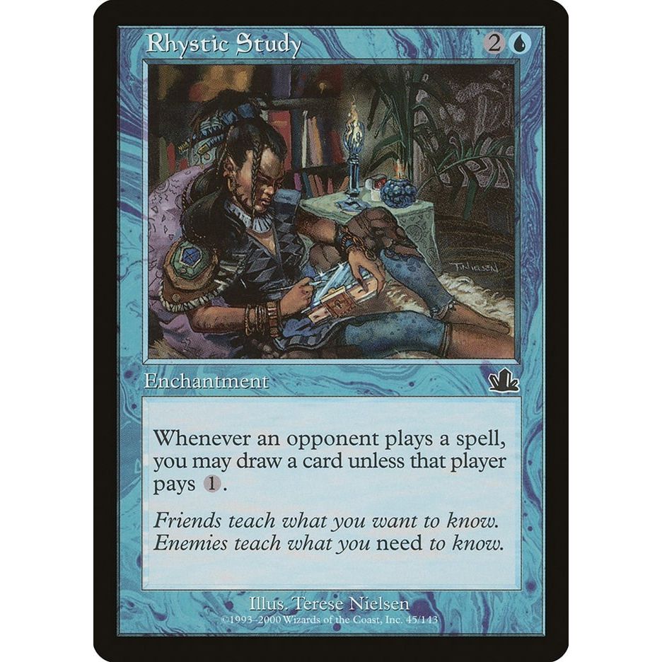 Image for Rhystic Study (45) (PCY) - Magic: The Gathering
