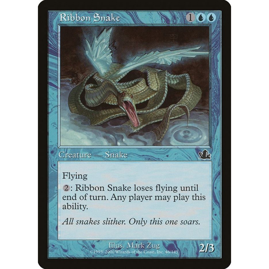 Image for Ribbon Snake (46) (PCY) - Magic: The Gathering