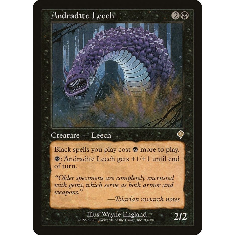 Image for Andradite Leech (93) (INV) - Magic: The Gathering