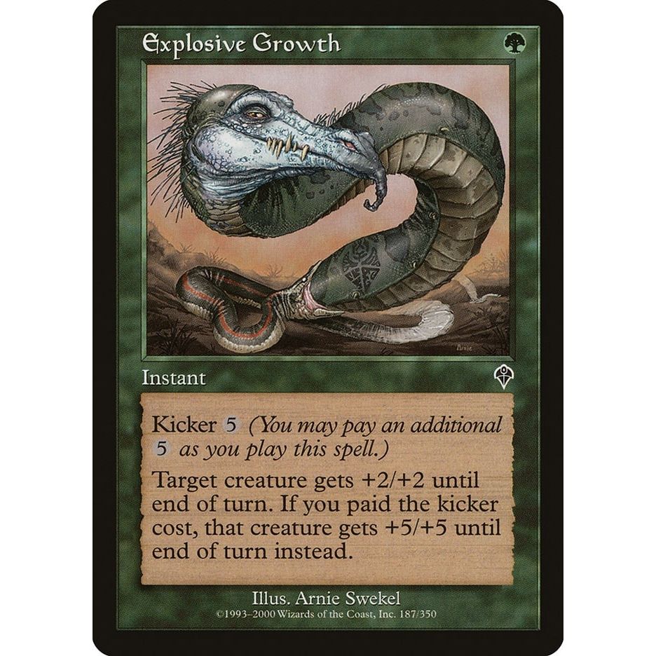 Image for Explosive Growth (187) (INV) - Magic: The Gathering