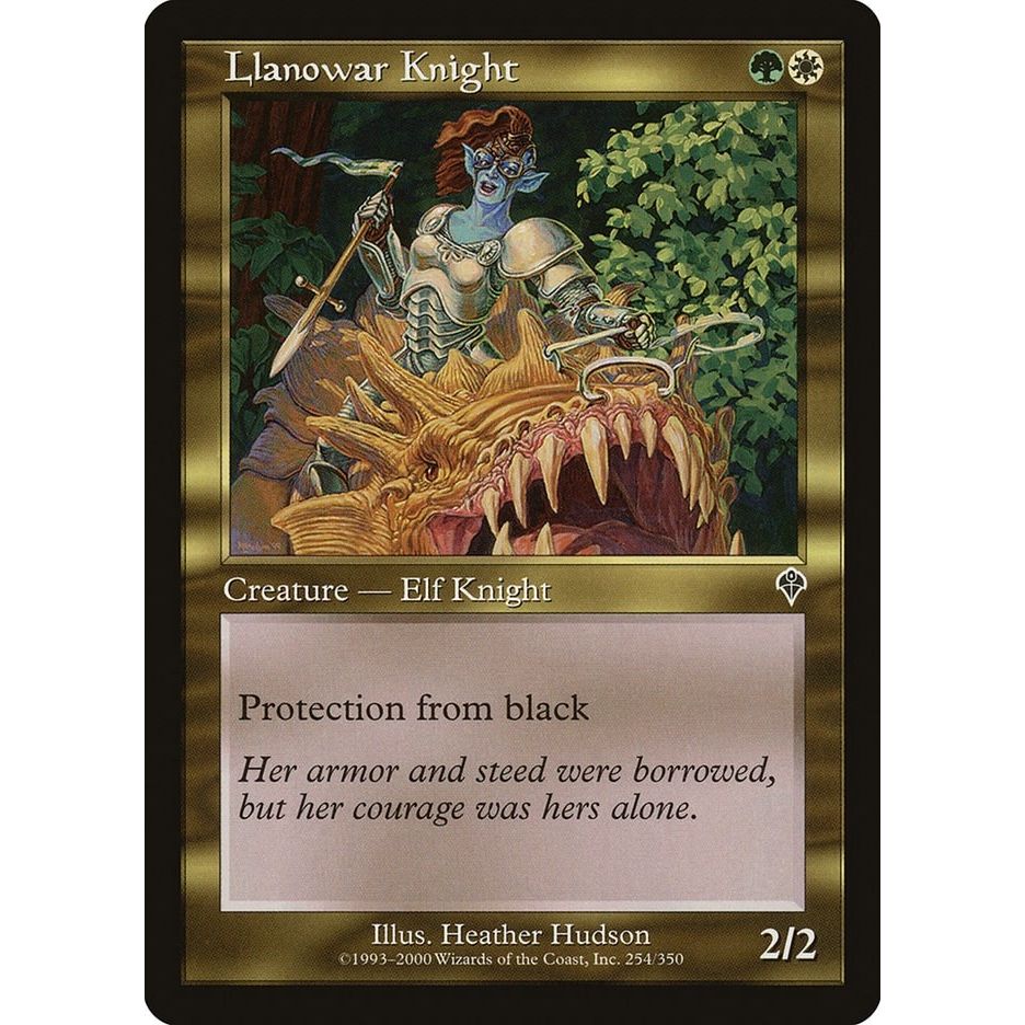Image for Llanowar Knight (254) (INV) - Magic: The Gathering