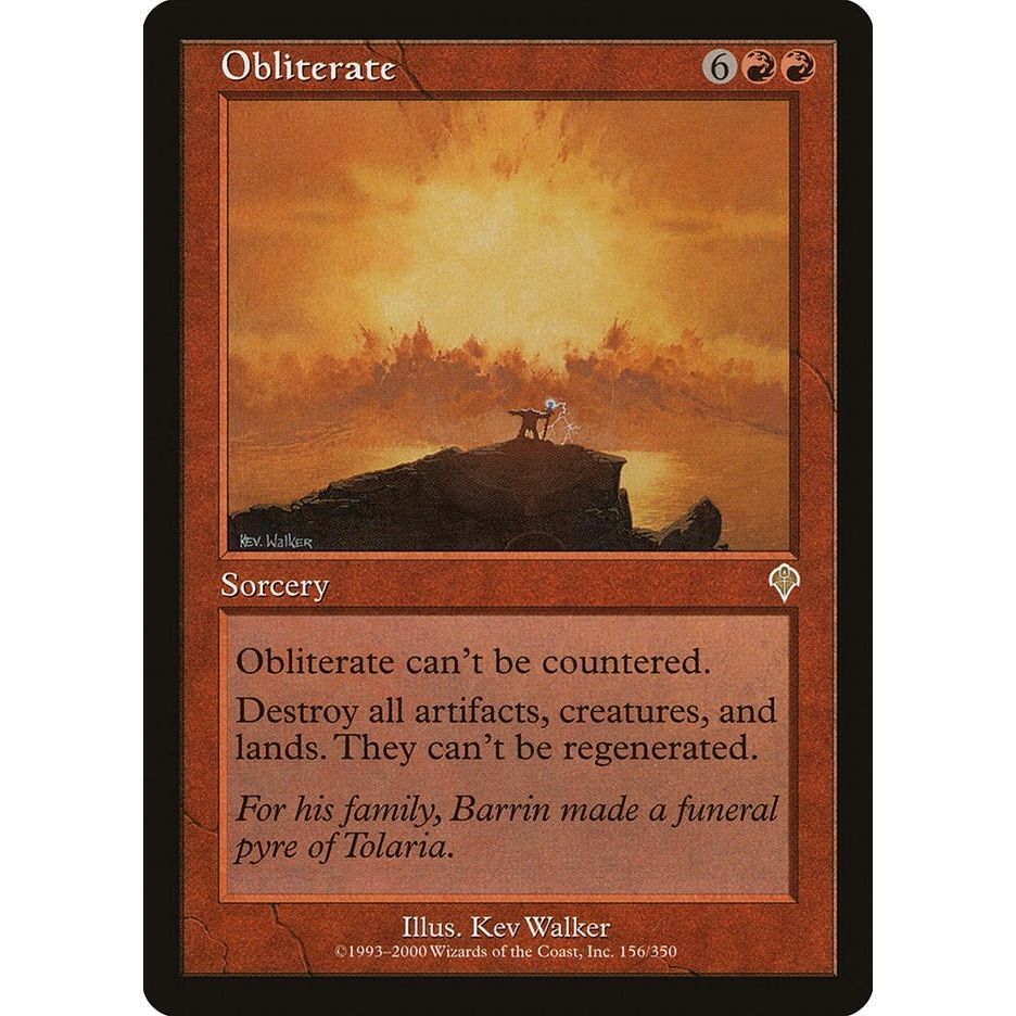 Image for Obliterate (156) (INV) - Magic: The Gathering