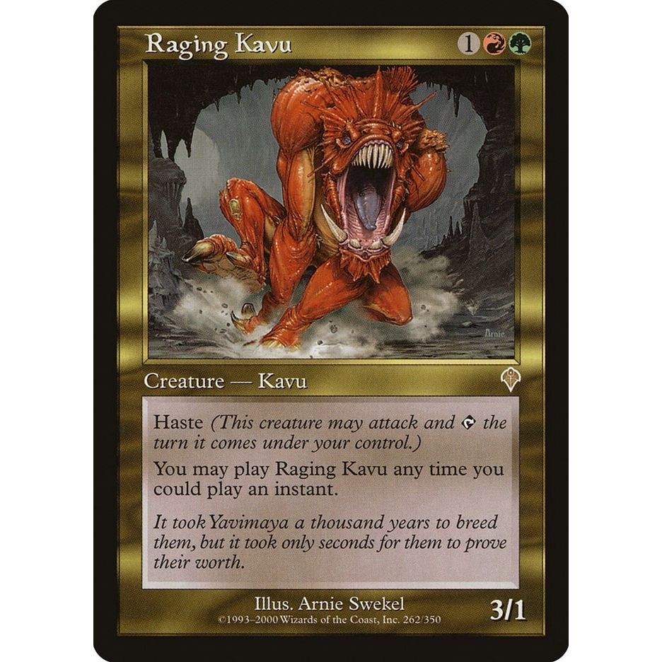 Image for Raging Kavu (262) (INV) - Magic: The Gathering