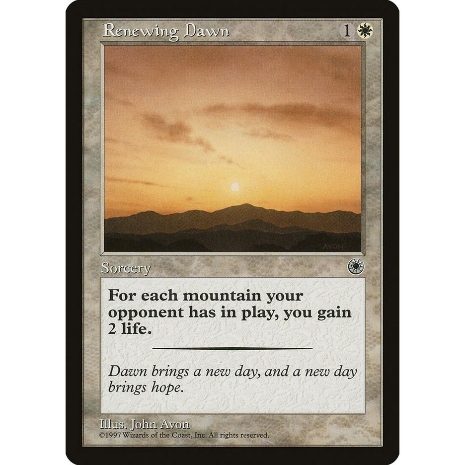 Image for Renewing Dawn (POR) - Magic: The Gathering