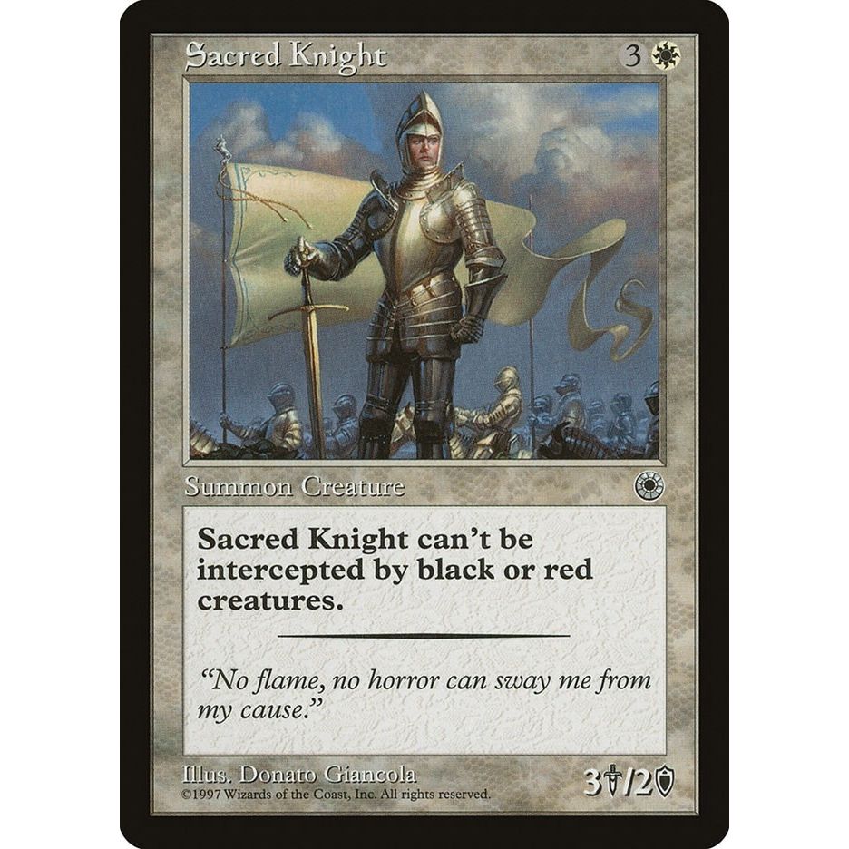 Image for Sacred Knight (POR) - Magic: The Gathering