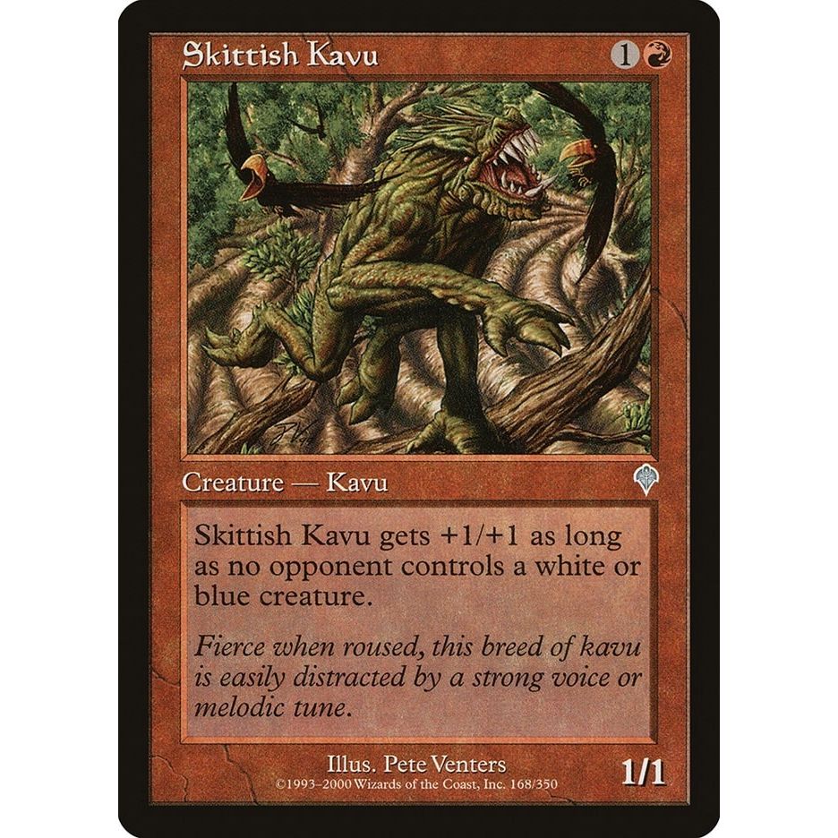 Image for Skittish Kavu (168) (INV) - Magic: The Gathering