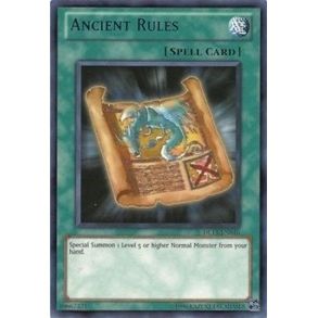 Image for Ancient Rules (Red) (DL13-EN016) (DL) - YuGiOh