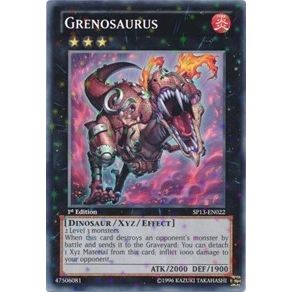 Image for Grenosaurus (Starfoil) (SP13-EN022) (SP13) - YuGiOh