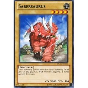 Image for Sabersaurus (Green) (DL16-EN001) (DL) - YuGiOh
