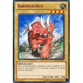 Image for Sabersaurus (Red) (DL16-EN001) (DL) - YuGiOh