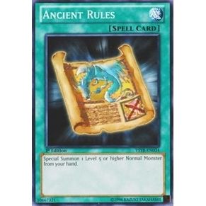 Image for Ancient Rules (YSYR-EN034) (YSYR) - YuGiOh