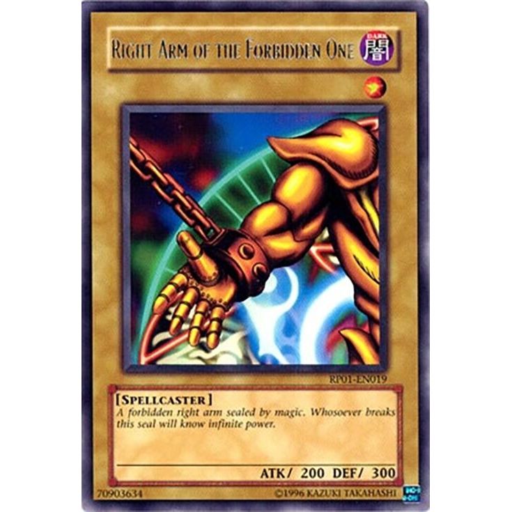 Image for Right Arm of the Forbidden One (RP01-EN019) (RP01) - YuGiOh