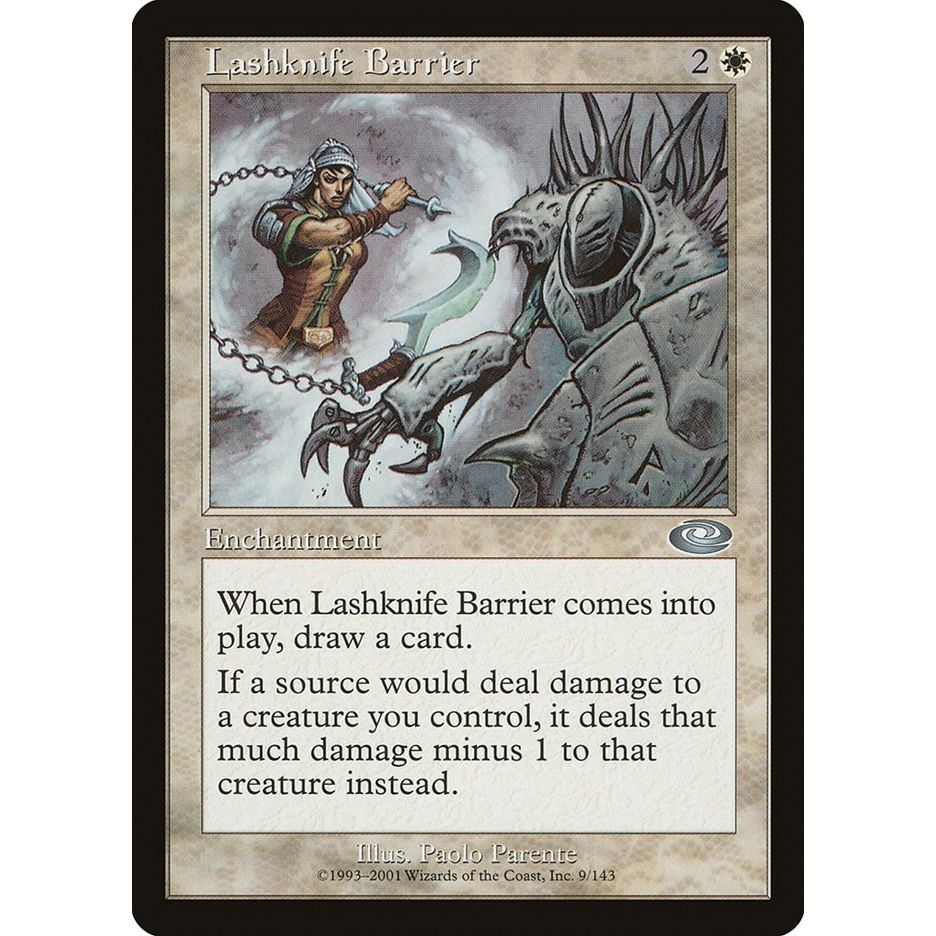 Image for Lashknife Barrier (9) (PLS) - Magic: The Gathering