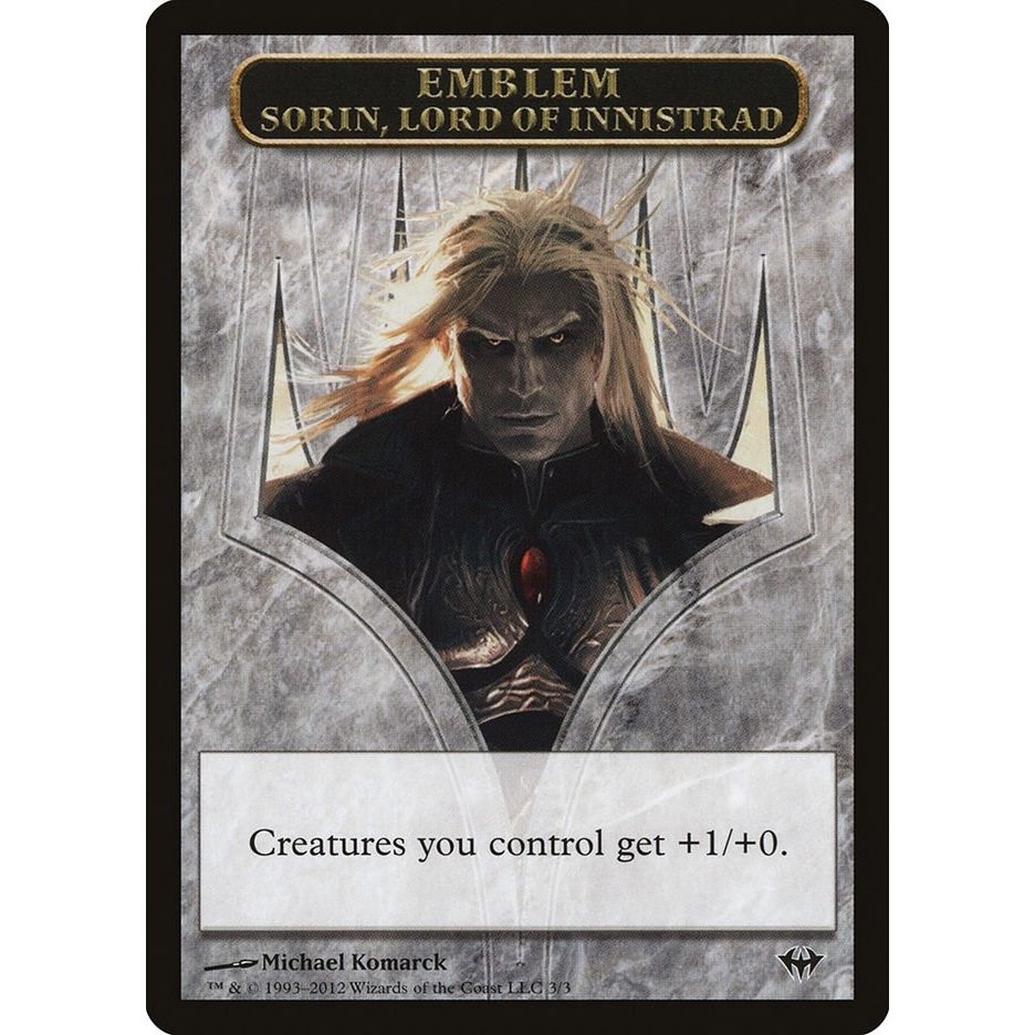 Image for Emblem - Sorin, Lord of Innistrad (3) (DKA) - Magic: The Gathering
