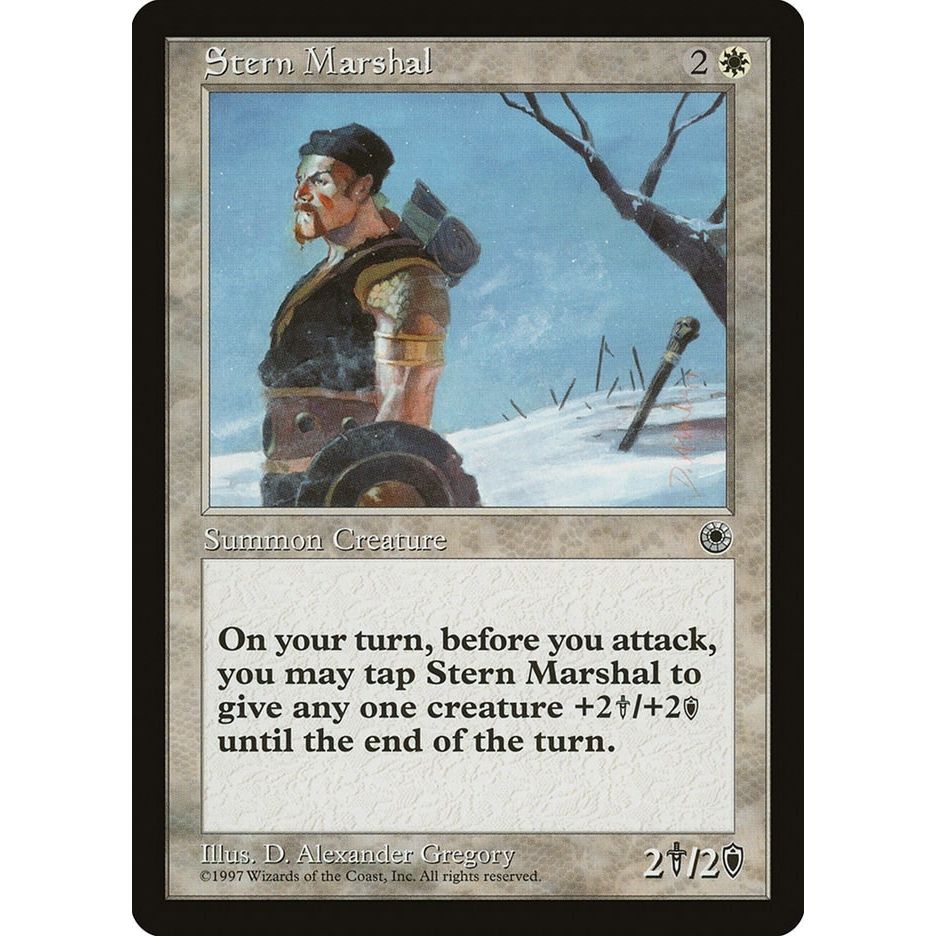 Image for Stern Marshal (POR) - Magic: The Gathering