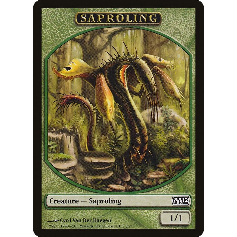 Image for Saproling Token (5) (M12) - Magic: The Gathering
