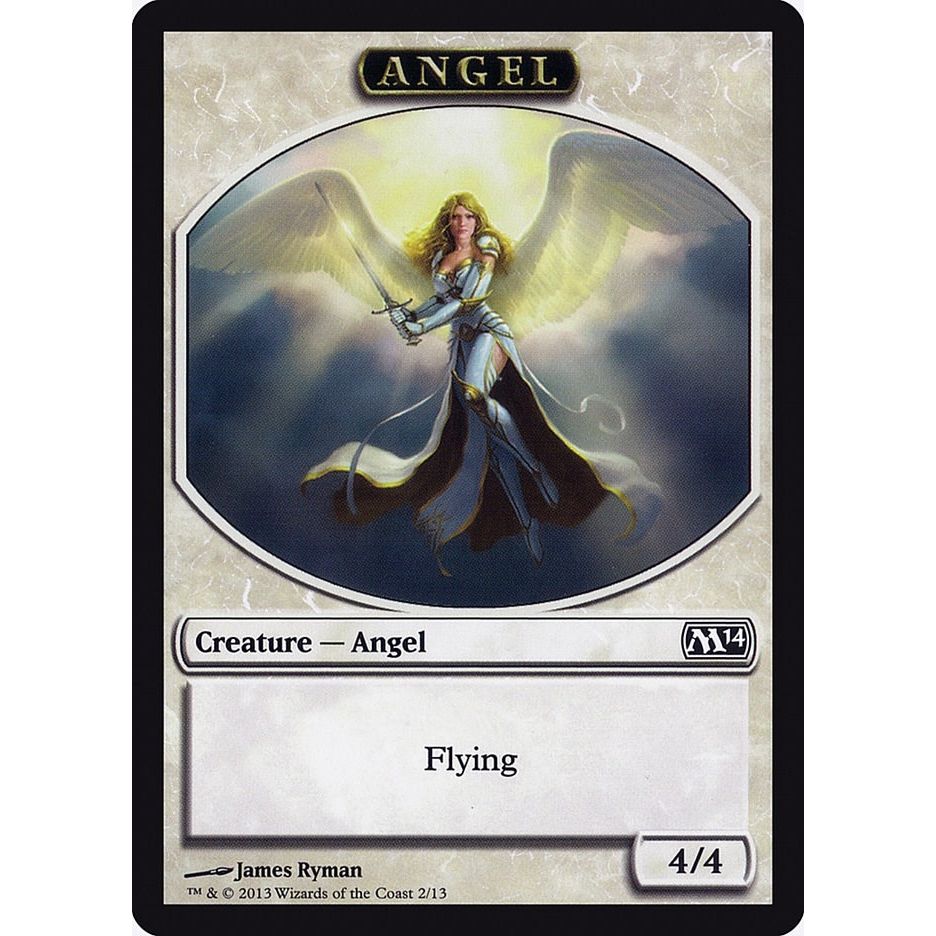 Image for Angel Token (2) (M14) - Magic: The Gathering
