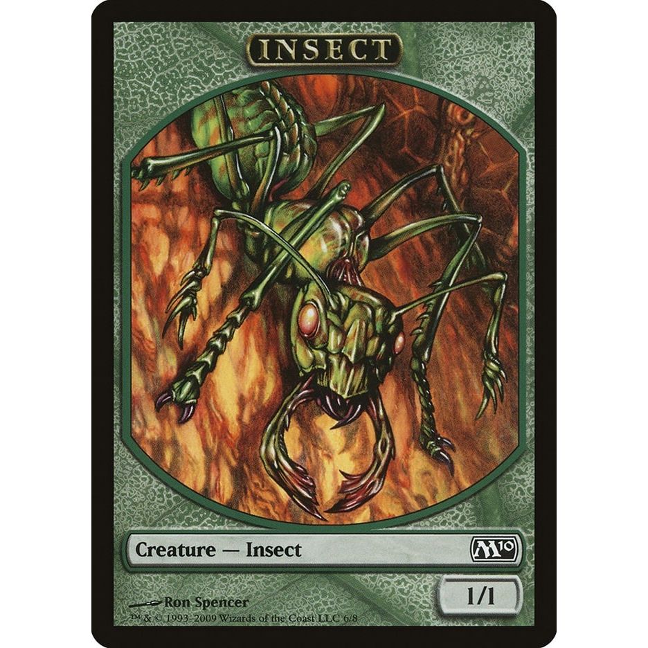 Image for Insect Token (6) (M10) - Magic: The Gathering