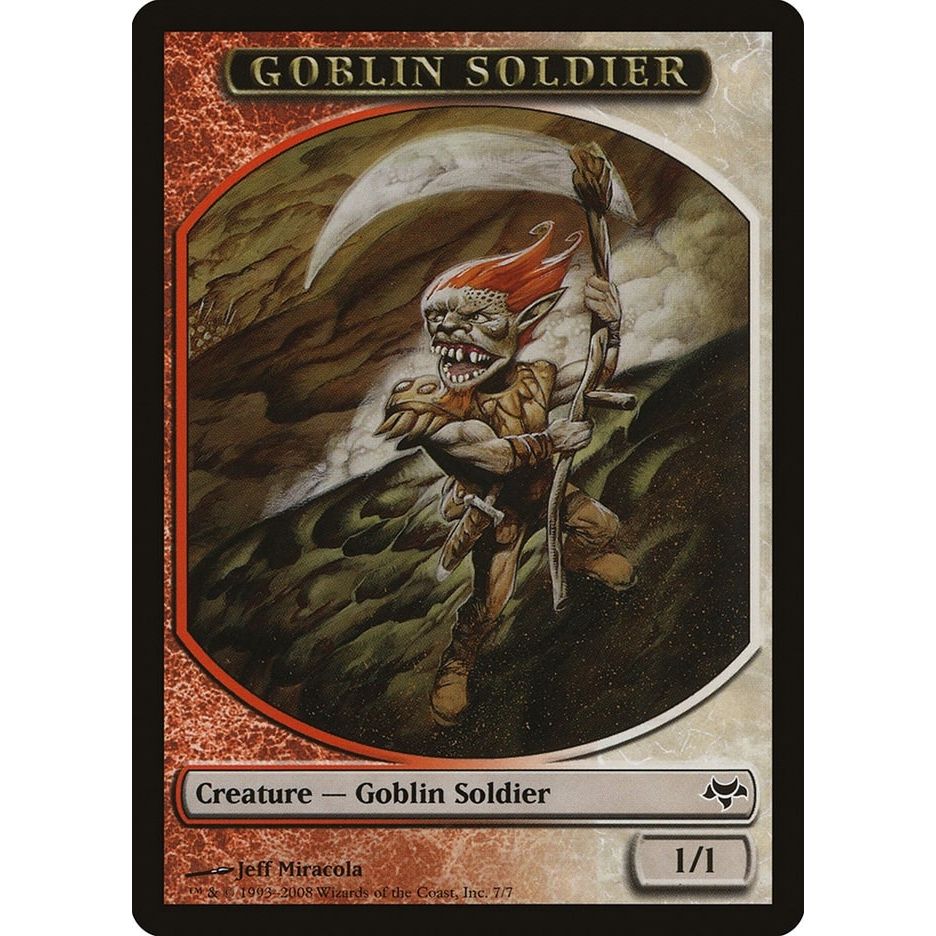 Image for Goblin Soldier Token (7) (EVE) - Magic: The Gathering