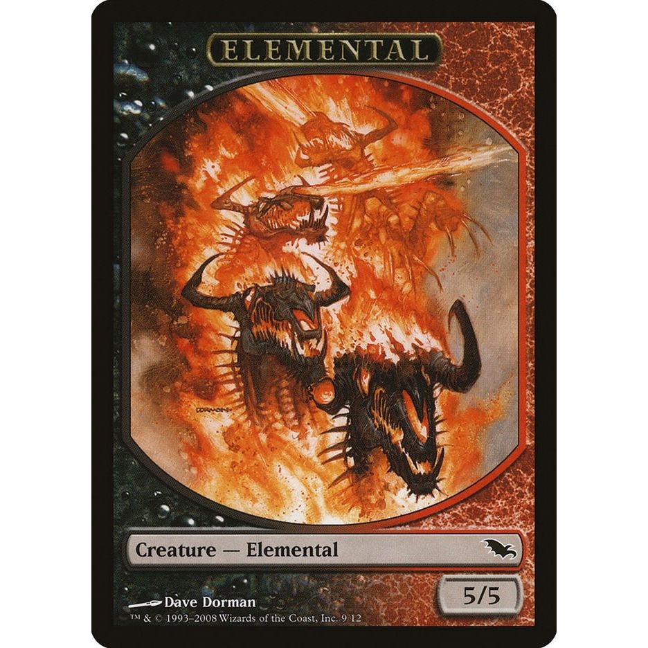 Image for Elemental Token (9) (9) (SHM) - Magic: The Gathering