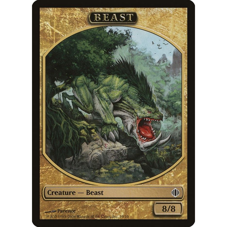 Image for Beast Token (Multicolor) (10) (ALA) - Magic: The Gathering