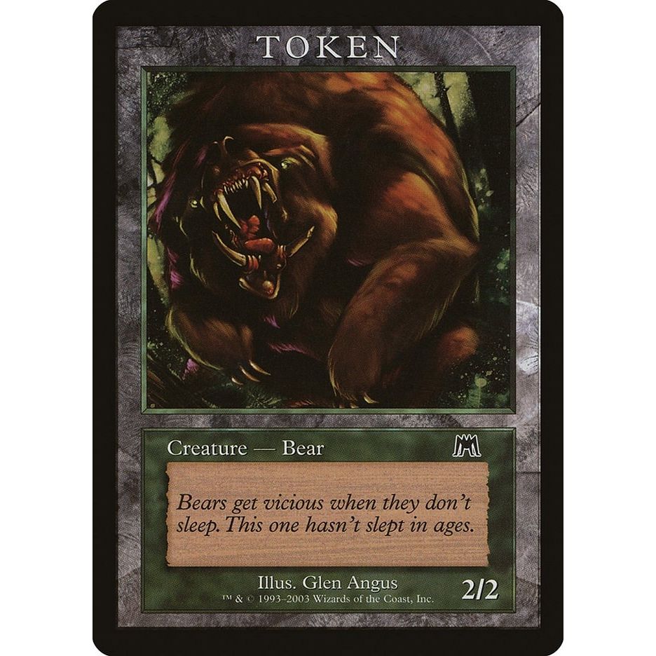 Image for Bear Token (ONS) (MPRP) - Magic: The Gathering