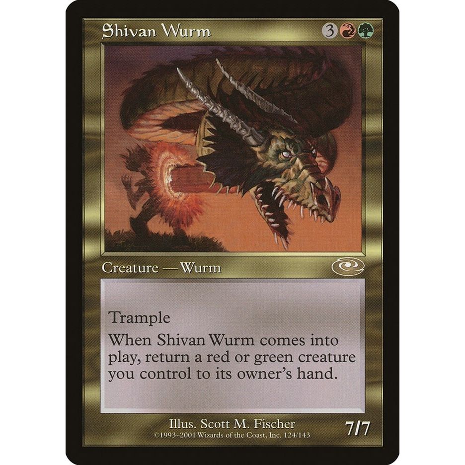 Image for Shivan Wurm (124) (PLS) - Magic: The Gathering
