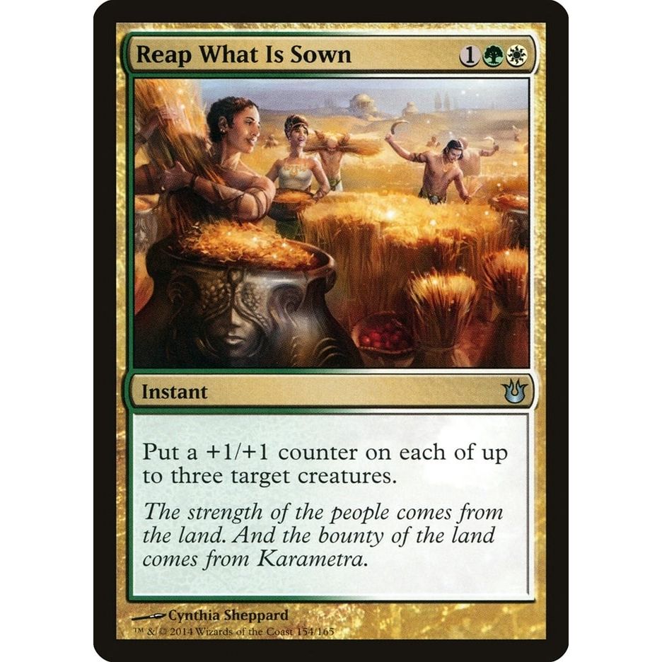 Image for Reap What Is Sown (154) (BNG) - Magic: The Gathering