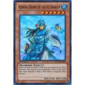 Image for General Raiho of the Ice Barrier (BPW2-EN039) (BPW2) - YuGiOh