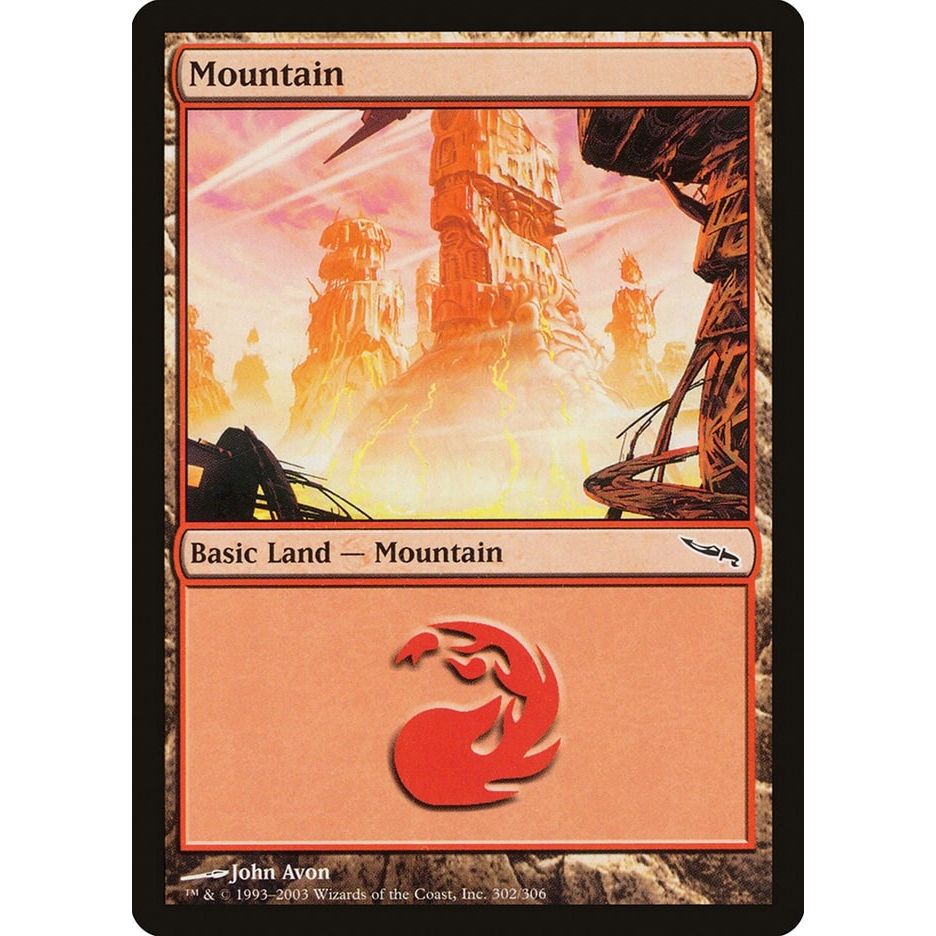 Image for Mountain (302) (302) (MRD) - Magic: The Gathering