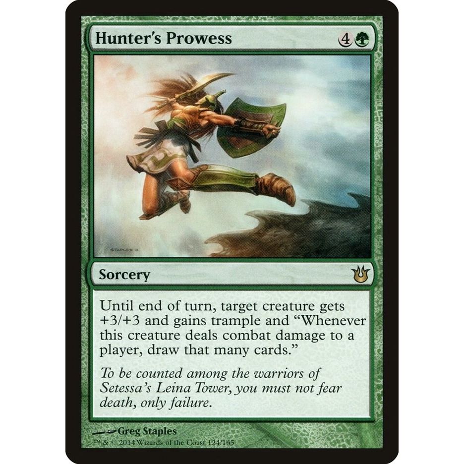Image for Hunter's Prowess (124) (BNG) - Magic: The Gathering