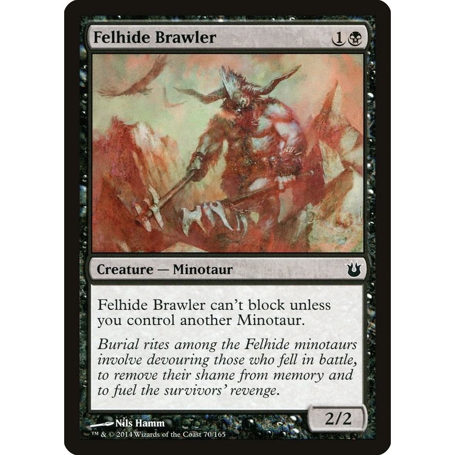 Image for Felhide Brawler (70) (BNG) - Magic: The Gathering