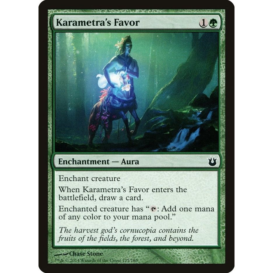 Image for Karametra's Favor (125) (BNG) - Magic: The Gathering