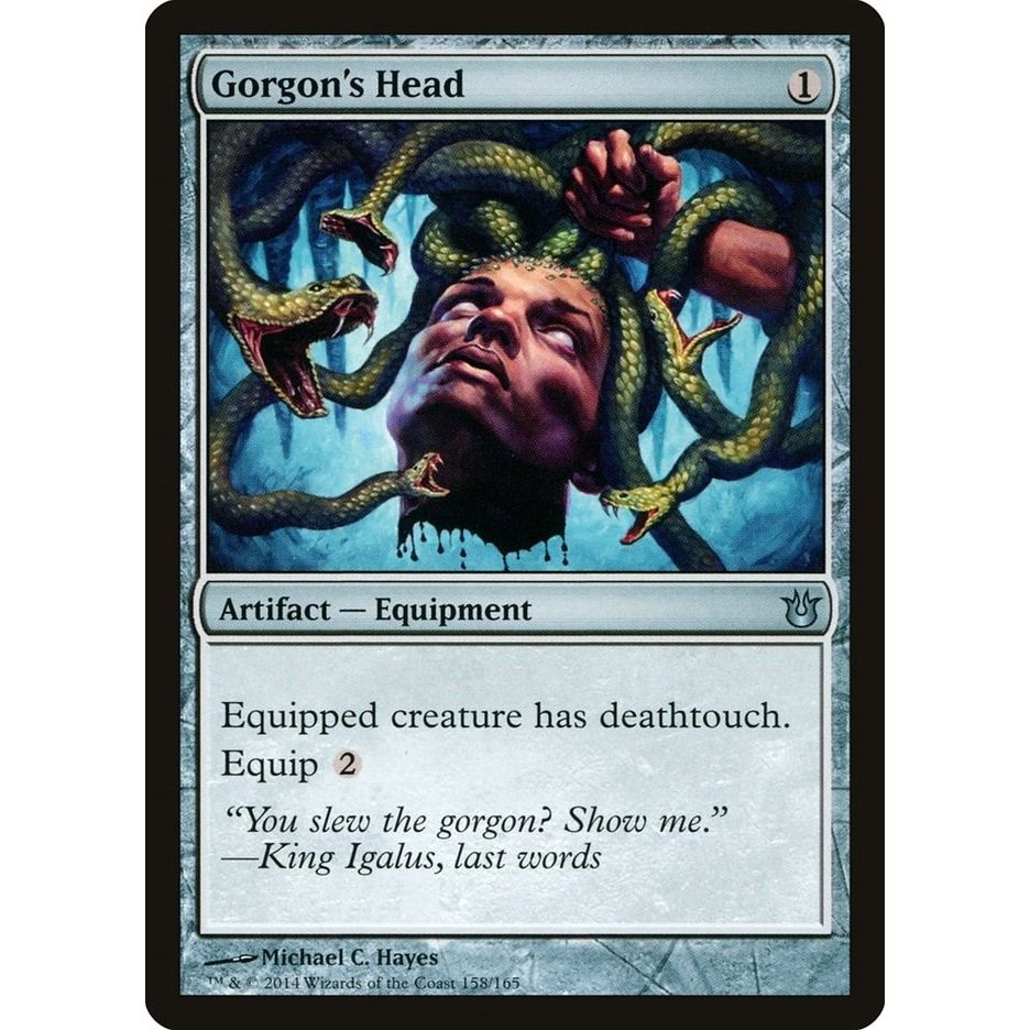Image for Gorgon's Head (158) (BNG) - Magic: The Gathering