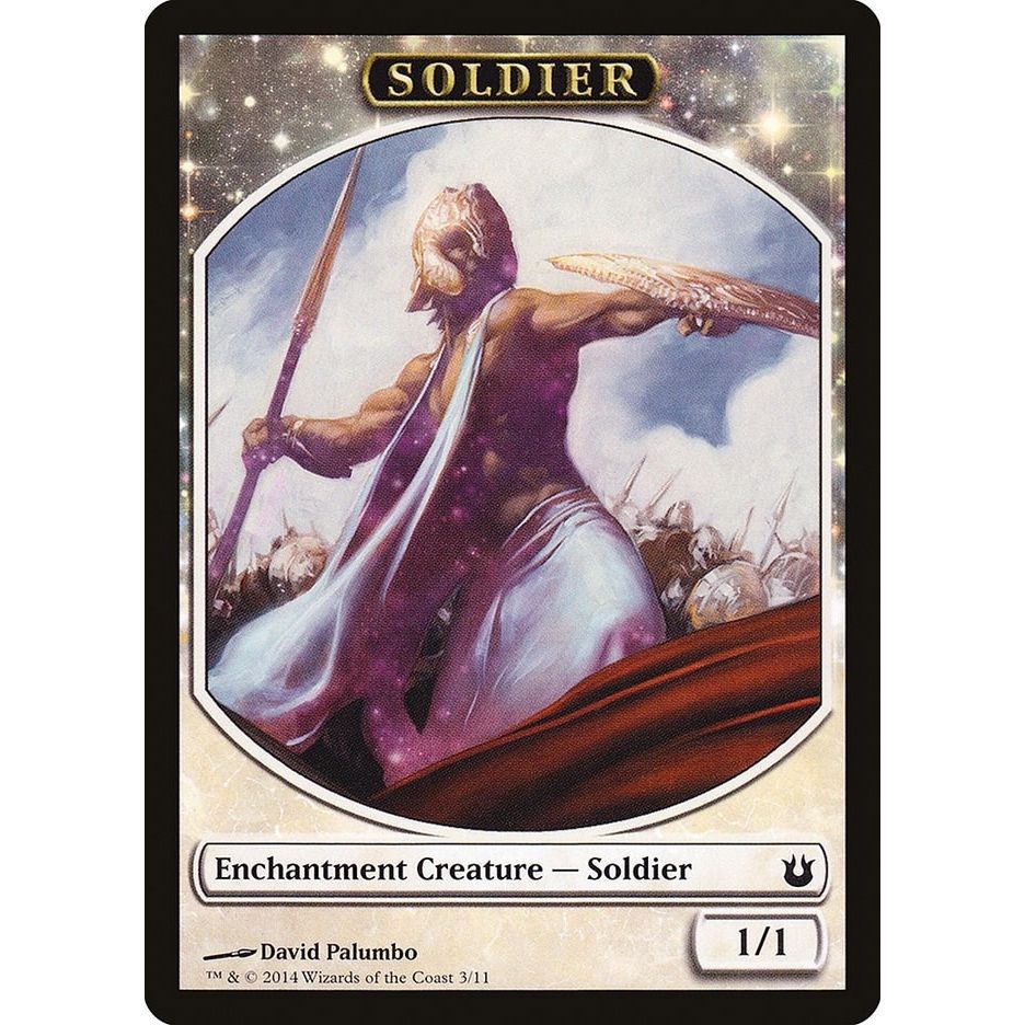 Image for Soldier Token (3) (BNG) - Magic: The Gathering