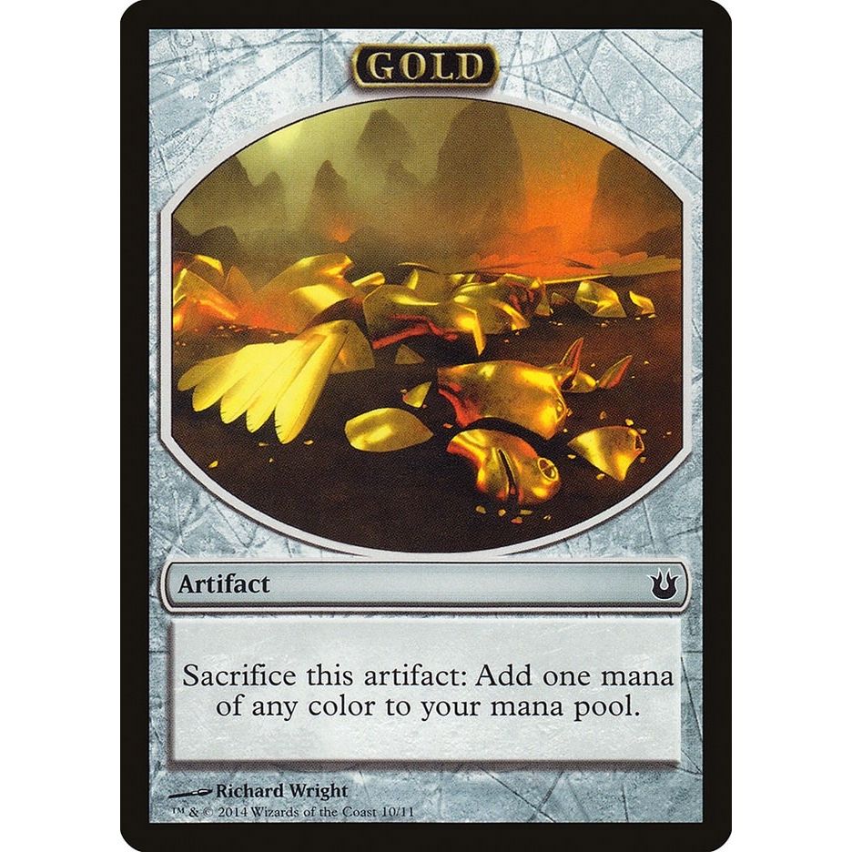 Image for Gold Token (10) (BNG) - Magic: The Gathering