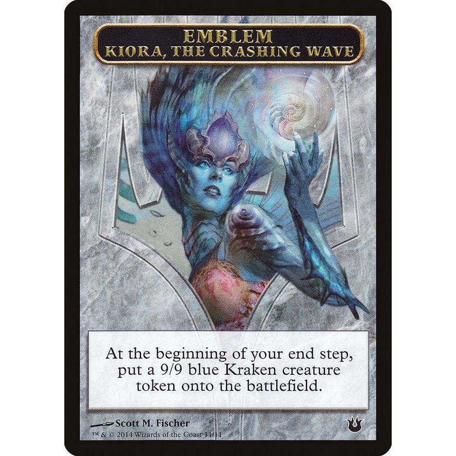 Image for Emblem - Kiora, the Crashing Wave (11) (BNG) - Magic: The Gathering