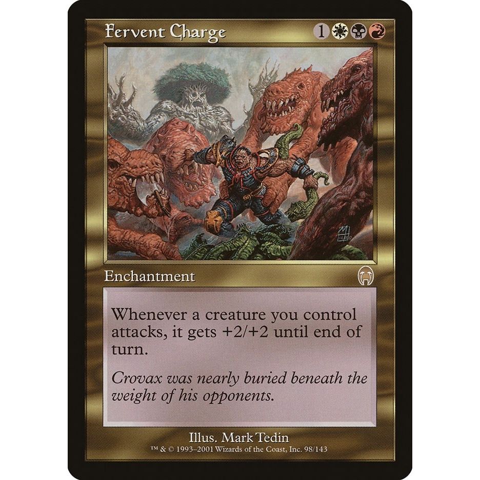 Image for Fervent Charge (98) (APC) - Magic: The Gathering