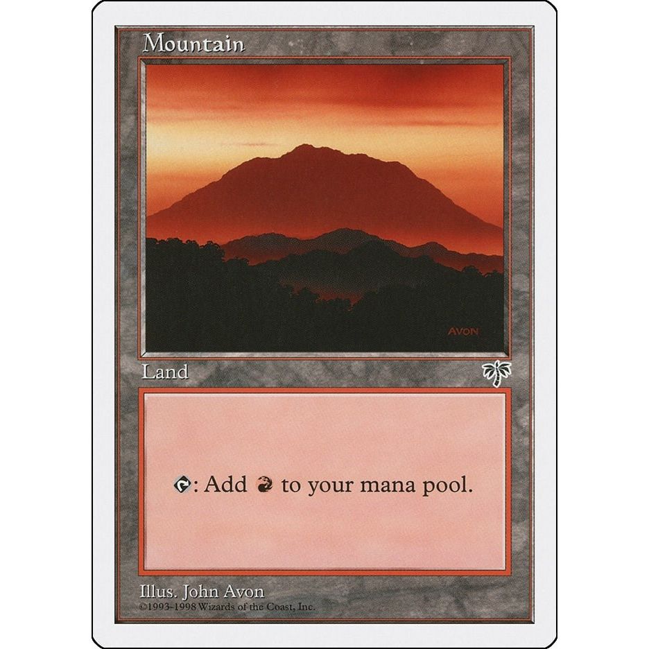 Image for Mountain (Mirage) (41) (ATH) - Magic: The Gathering