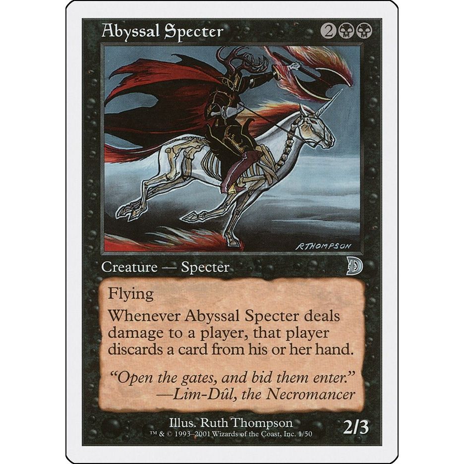 Image for Abyssal Specter (1) (DKM) - Magic: The Gathering