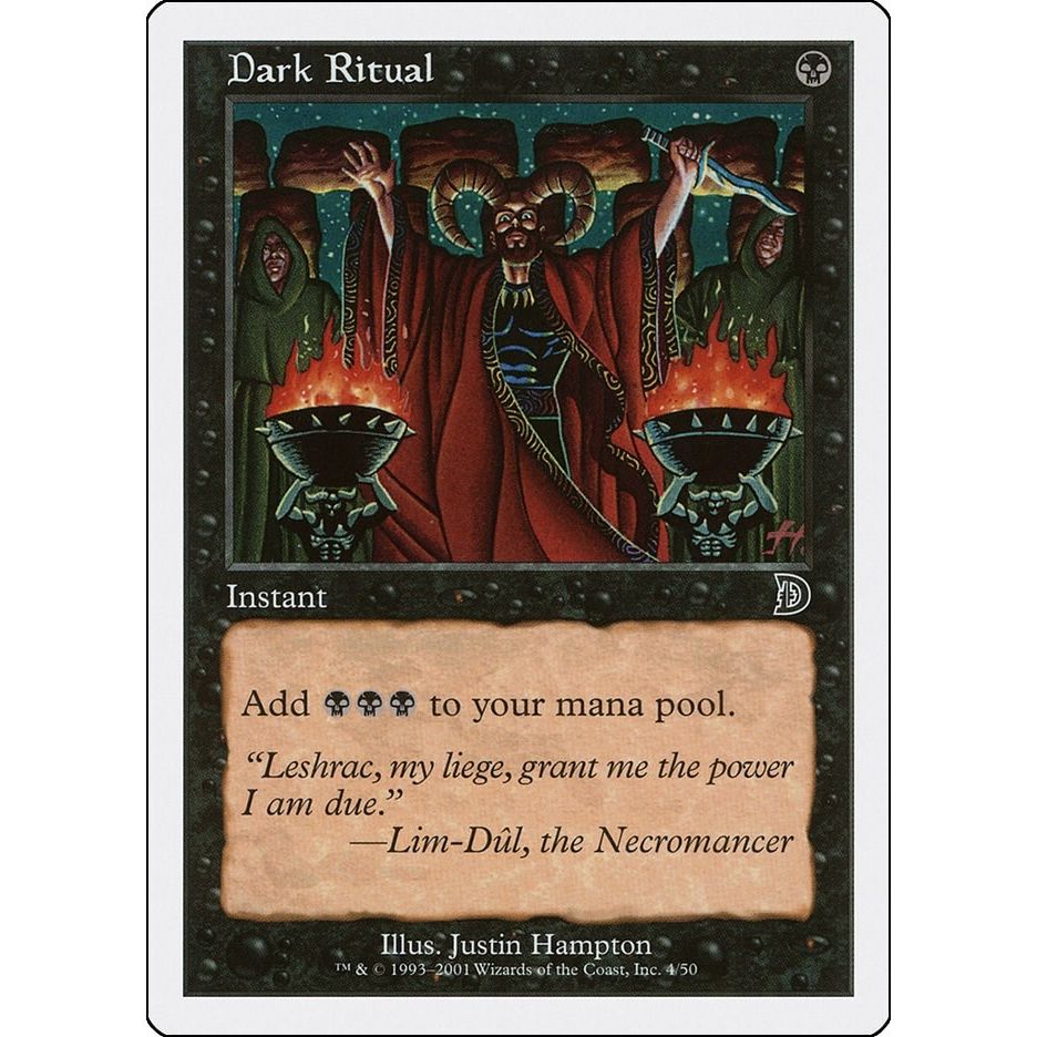 Image for Dark Ritual (4) (DKM) - Magic: The Gathering