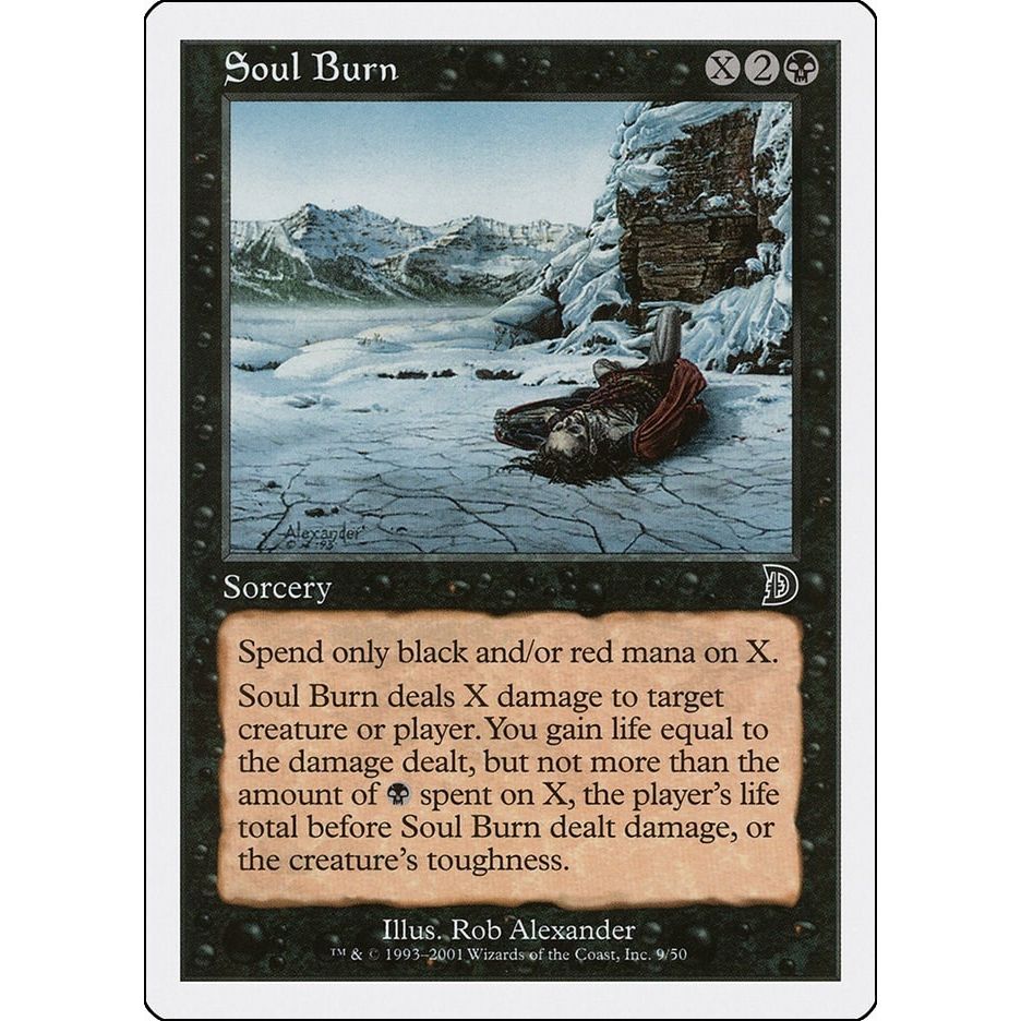 Image for Soul Burn (9) (DKM) - Magic: The Gathering