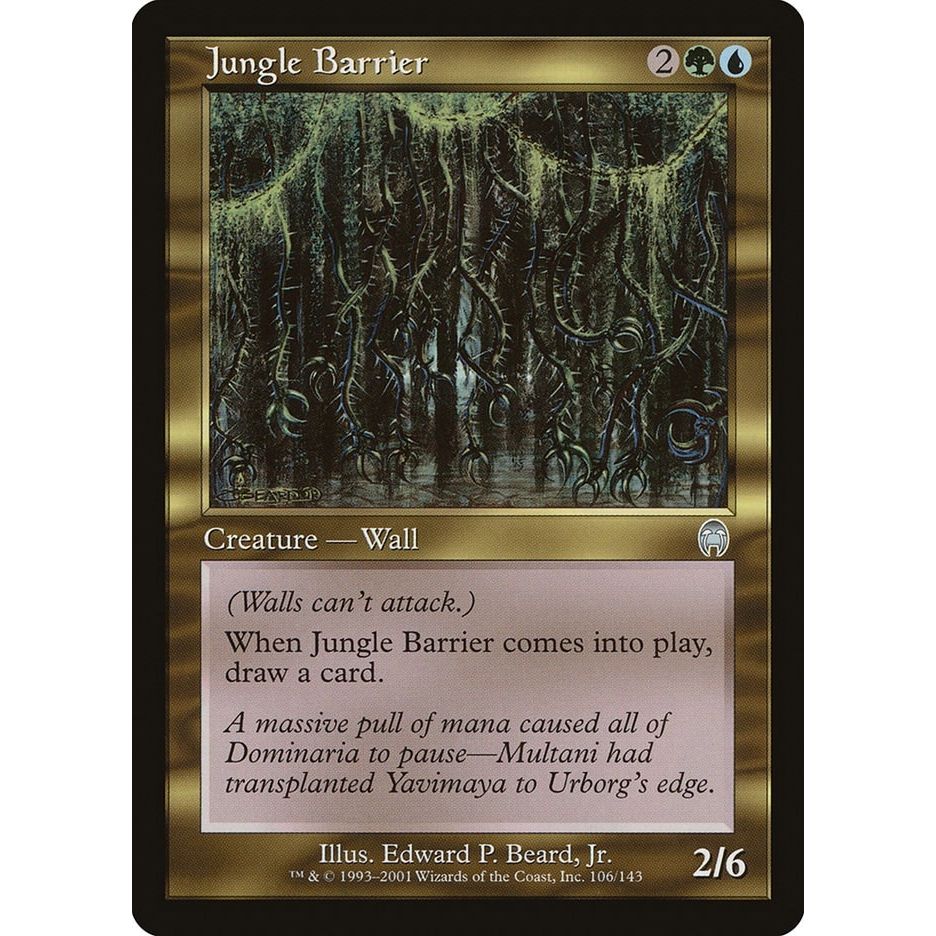 Image for Jungle Barrier (106) (APC) - Magic: The Gathering