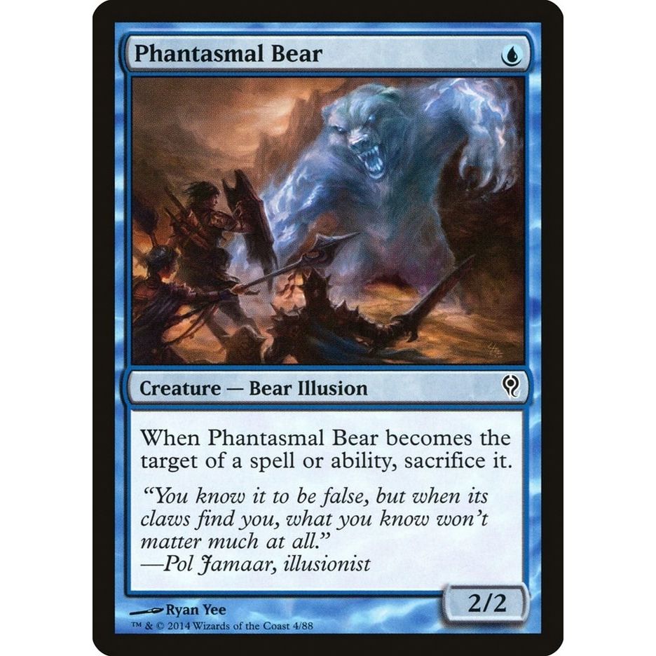 Image for Phantasmal Bear (4) (DDM) - Magic: The Gathering