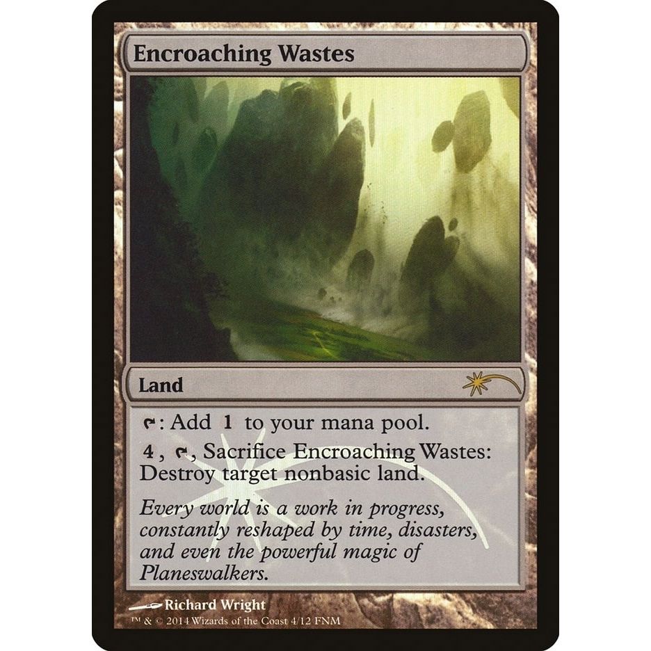 Image for Encroaching Wastes (4) (FNM) - Magic: The Gathering